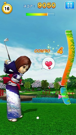 画像ギャラリー No.006のサムネイル画像 / カジュアルゴルフゲーム「LINE レッツ！ゴルフ」がiOS/Android向けに配信中