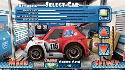 画像ギャラリー No.002のサムネイル画像 / デフォルメカーで熾烈なドリフト合戦。スマートフォン向けレースゲーム「Mini Motor Racing」を紹介する「(ほぼ)日刊スマホゲーム通信」第337回