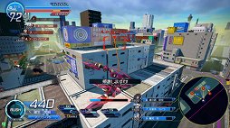 画像ギャラリー No.016のサムネイル画像 / 「ガンスリンガー ストラトス2」が稼働開始。オープニングセレモニーには，ふなっしーが応援に駆けつけたなっしー！