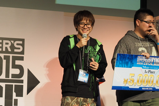 画像ギャラリー No.026のサムネイル画像 / 賞金総額は1000万円！「ガンスリンガー ストラトス2」のVer.1.40情報も発表された公式大会「GUNSLINGER’S BATTLE ARENA -Force-」をレポート