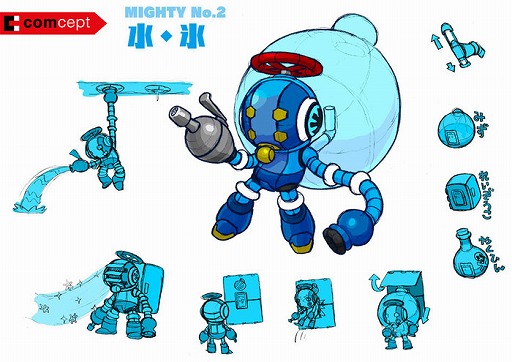 画像ギャラリー No.003のサムネイル画像 / 「Mighty No.9」の調達資金額が200万ドル達成目前。ストレッチゴールに「オンラインCO-OPモード」とPS4/Xbox Oneの対応が追加に