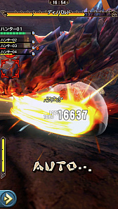 画像ギャラリー No.028のサムネイル画像 / 「モンスターハンター エクスプロア」，7月1日に登場する「ディノバルド」と覇玉ハンマーの情報をお届け。直撮りプレイ動画でも紹介