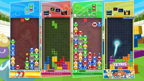 画像ギャラリー No.002のサムネイル画像 / 「ぷよぷよテトリス」が本日発売。2大パズルゲームで対戦可能な5つの新ルール＆一人プレイ専用「とことんモード」を紹介
