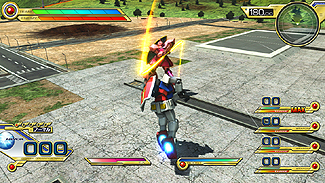 画像ギャラリー No.002のサムネイル画像 / PS3「機動戦士ガンダム EXTREME VS. FULL BOOST」が本日発売。「ガンダムEXA」とのコラボで,ときた洸一氏デザインの特製ゲージが無料配信
