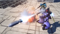 画像ギャラリー No.008のサムネイル画像 / 「機動戦士ガンダム EXTREME VS. FULL BOOST」,万能型のガトー搭乗ゲルググと,岩を投げて戦うドアン搭乗のザクIIが4月16日に配信
