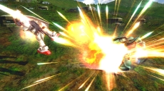 画像ギャラリー No.012のサムネイル画像 / 「機動戦士ガンダム EXTREME VS. FULL BOOST」,万能型のガトー搭乗ゲルググと,岩を投げて戦うドアン搭乗のザクIIが4月16日に配信