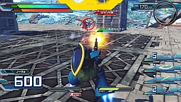 画像ギャラリー No.019のサムネイル画像 / 「機動戦士ガンダム EXTREME VS. FULL BOOST」,万能型のガトー搭乗ゲルググと,岩を投げて戦うドアン搭乗のザクIIが4月16日に配信