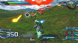 画像ギャラリー No.021のサムネイル画像 / 「機動戦士ガンダム EXTREME VS. FULL BOOST」,万能型のガトー搭乗ゲルググと,岩を投げて戦うドアン搭乗のザクIIが4月16日に配信