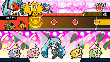 画像ギャラリー No.048のサムネイル画像 / 「太鼓の達人 Wii Uば〜じょん!」,最大4人で楽しめる「スコア対決」やどんちゃんのカスタマイズを楽しめる「きせかえ」などの内容が明らかに