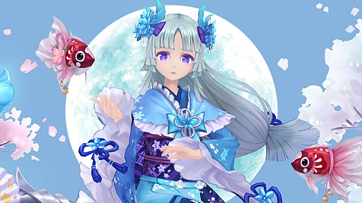 画像ギャラリー No.007のサムネイル画像 / 「幻想神域 -Cross to Fate-」，和風の幻神「葵」が新たに登場。「望月千代女」がもらえる新規キャンペーンも