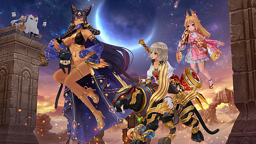 画像ギャラリー No.004のサムネイル画像 / 【PR】アニメ調の可愛らしいキャラクターと冒険の旅へ。MMORPG「幻想神域 -Another Fate-」は，人気の幻神がもらえる新規登録キャンペーンも実施中