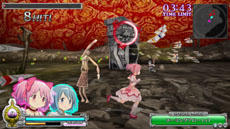 画像ギャラリー No.002のサムネイル画像 / 「劇場版 魔法少女まどか☆マギカ The Battle Pentagram」,戦闘時の基本アクションや,魔法少女達の絆の深さを示すパラメータ“絆値”などを紹介
