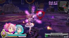 画像ギャラリー No.015のサムネイル画像 / 「劇場版 魔法少女まどか☆マギカ The Battle Pentagram」,戦闘時の基本アクションや,魔法少女達の絆の深さを示すパラメータ“絆値”などを紹介