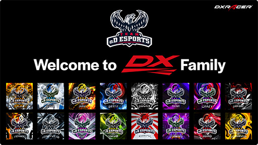 画像ギャラリー No.001のサムネイル画像 / DXRacer，プロチーム「TEAM αD ESPORTS」をスポンサード