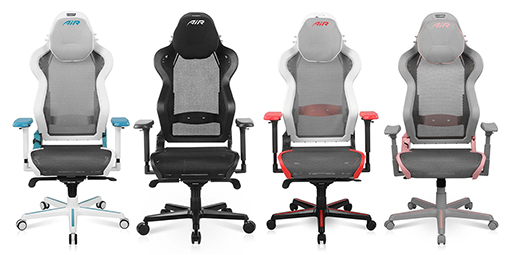 画像ギャラリー No.002のサムネイル画像 / DXRacerがゲーマー向けチェア「AIR」シリーズを発売。座面や背もたれにメッシュ素材を採用する