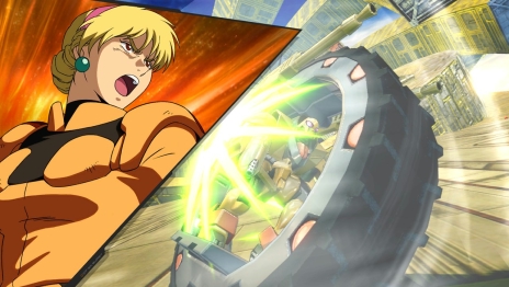 画像ギャラリー No.024のサムネイル画像 / 「機動戦士ガンダムEXTREME VS. MAXI BOOST」1月27日のアップデートで，タイヤ型兵器を駆使して縦横無尽に駆け回る「ゲドラフ」が参戦