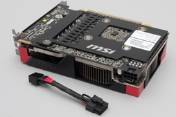 画像ギャラリー No.004のサムネイル画像 / Mini-ITXサイズのMSI製グラフィックスカード「R9 270X GAMING 2G ITX」レビュー。6ピン×1電源供給対応で,小型PC用として面白い