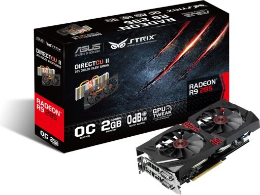 画像ギャラリー No.003のサムネイル画像 / ASUS，高負荷時のみファンが回転して冷却するR9 285カードを国内発売