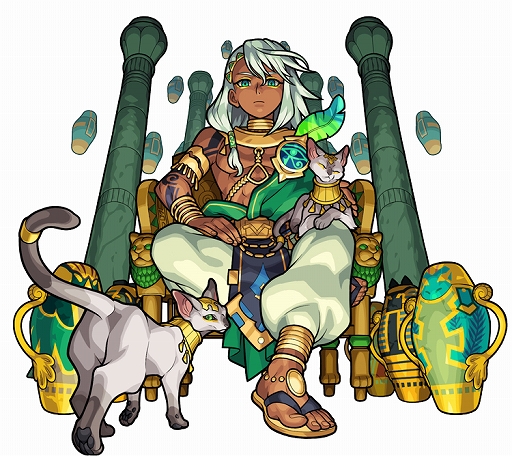 画像ギャラリー No.003のサムネイル画像 / 「モンスターストライク」,近日開始予定の“激・獣神祭”に登場する「ツタンカーメン」(CV:福山 潤)の情報が公開に