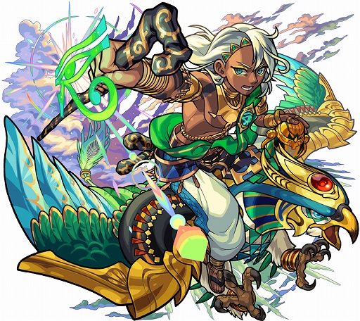 画像ギャラリー No.004のサムネイル画像 / 「モンスターストライク」,近日開始予定の“激・獣神祭”に登場する「ツタンカーメン」(CV:福山 潤)の情報が公開に