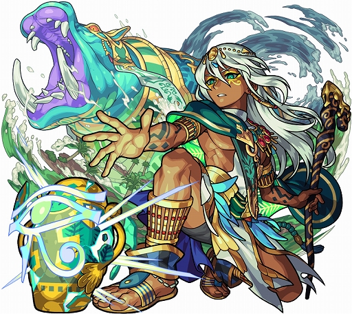 画像ギャラリー No.005のサムネイル画像 / 「モンスターストライク」,近日開始予定の“激・獣神祭”に登場する「ツタンカーメン」(CV:福山 潤)の情報が公開に