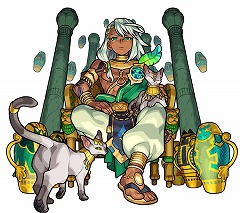画像ギャラリー No.009のサムネイル画像 / 「モンスターストライク」,近日開始予定の“激・獣神祭”に登場する「ツタンカーメン」(CV:福山 潤)の情報が公開に