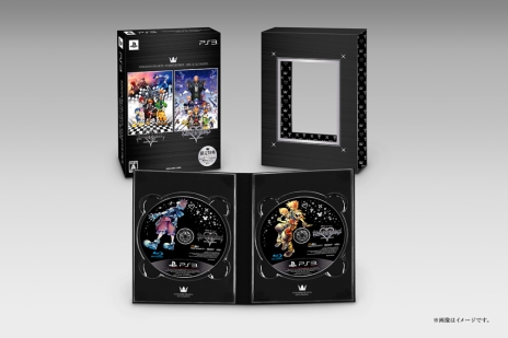 画像ギャラリー No.003のサムネイル画像 / 「KINGDOM HEARTS -HD 2.5 ReMIX-」各パッケージのイメージ画像と,限定封入特典の内容が明らかに