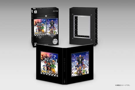 画像ギャラリー No.005のサムネイル画像 / 「KINGDOM HEARTS -HD 2.5 ReMIX-」各パッケージのイメージ画像と,限定封入特典の内容が明らかに