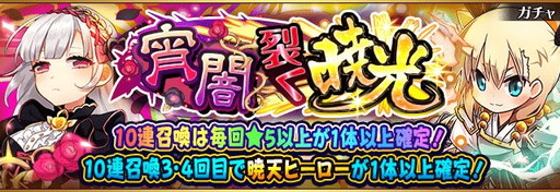 画像ギャラリー No.005のサムネイル画像 / 「フルボッコヒーローズX」，10連召喚の回数に応じた特典の付くガチャが登場