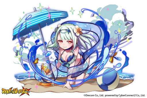画像ギャラリー No.002のサムネイル画像 / 「フルボッコヒーローズX」,水着ヒーローを獲得できるレアガチャが登場