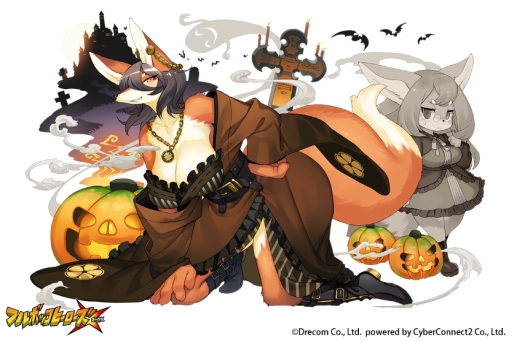 画像ギャラリー No.002のサムネイル画像 / 「フルボッコヒーローズX」でハロウィンver.のヒーローが手に入るガチャ＆クエスト登場