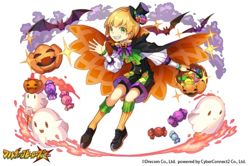 画像ギャラリー No.005のサムネイル画像 / 「フルボッコヒーローズX」でハロウィンver.のヒーローが手に入るガチャ＆クエスト登場
