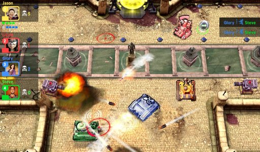 画像ギャラリー No.004のサムネイル画像 / STG「ぷち戦車隊〜オンライン戦線〜」がApp Store/Google Playで配信に