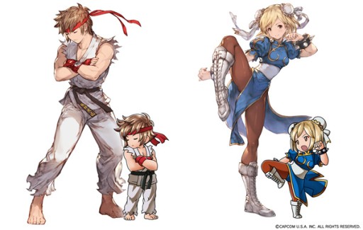 画像ギャラリー No.002のサムネイル画像 / 「グラブル」の「ウルトラストリートファイターIV」コラボが本日19：00に開始。ストリートファイターの姿になれる特別な武器が登場