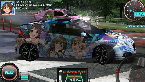 画像ギャラリー No.024のサムネイル画像 / 「デレステ」の痛車が「ドリフトスピリッツ」に登場。相互コラボイベントが本日スタート