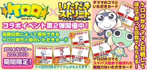 画像ギャラリー No.001のサムネイル画像 / 「いただきストリートfor au」，アニメ「ケロロ」とのコラボイベント第2弾開催中