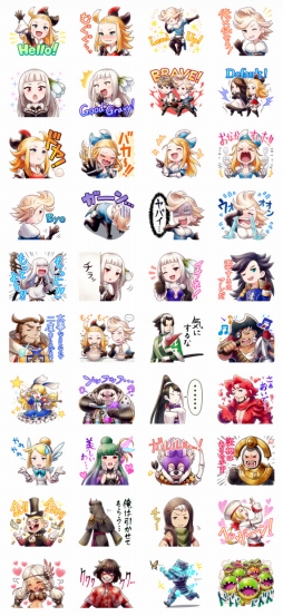 画像ギャラリー No.002のサムネイル画像 / ブレイブリーシリーズの公式LINEスタンプが販売開始
