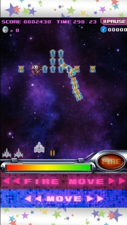 画像ギャラリー No.015のサムネイル画像 / シューティングゲーム「スペース★ギャラガ」のAndroid版が本日配信に
