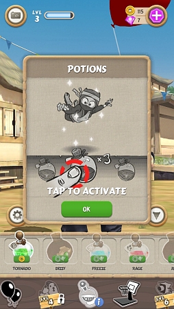 画像ギャラリー No.007のサムネイル画像 / 忍者をいじりまくるiOS向け育成アクションゲーム「Clumsy Ninja」を紹介する「(ほぼ)日刊スマホゲーム通信」第423回