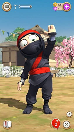 画像ギャラリー No.012のサムネイル画像 / 忍者をいじりまくるiOS向け育成アクションゲーム「Clumsy Ninja」を紹介する「(ほぼ)日刊スマホゲーム通信」第423回