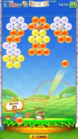 画像ギャラリー No.004のサムネイル画像 / パズルアドベンチャーゲーム「LINE パズルボブル」がスマホ向けに配信中
