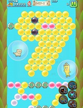 画像ギャラリー No.006のサムネイル画像 / 「LINEパズルボブル」,テレビ東京のバナナ社員「ナナナ」とコラボを実施
