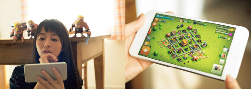 画像ギャラリー No.002のサムネイル画像 / 「Clash of Clans」,プレイヤーの日常を描いた新TVCMがオンエア開始