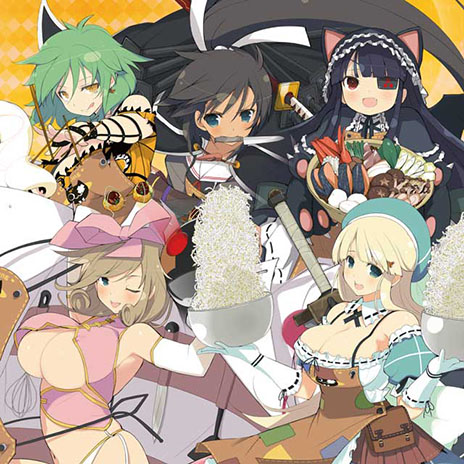 画像ギャラリー No.004のサムネイル画像 / 「デカ盛り 閃乱カグラ」,衝撃の「女体盛り」のスクリーンショットが解禁。「焔紅蓮隊」のメンバーらのキャラクタービジュアルも