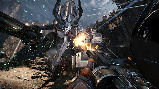画像ギャラリー No.003のサムネイル画像 / 2K，「Evolve」の3回目となるメディア体験会を開催。新モンスター「レイス」や，惑星上での5日間の戦いを描く「脱出モード」を体験した