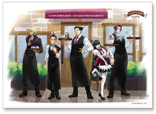 画像ギャラリー No.002のサムネイル画像 / 「逆転裁判」シリーズとカプコンカフェ イオンレイクタウン店のコラボ，メニューなどの詳細が公開