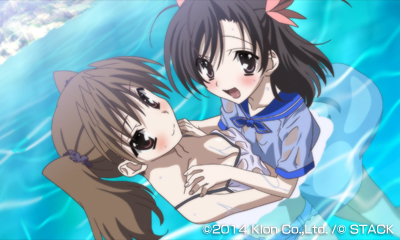 画像ギャラリー No.006のサムネイル画像 / クロンの新作恋愛ADV「IslandDays」のCGサンプルが公開。崖から転落する女の子,銃を構える女の子と,なにやらただならぬ雰囲気が……