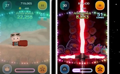 画像ギャラリー No.002のサムネイル画像 / 「LINE：ディズニー ツムツム」で「スター・ウォーズ／フォースの覚醒」をフィーチャーしたTVCMが全国で放送中。カイロ・レンとレイのツムもプレミアムBOXに追加