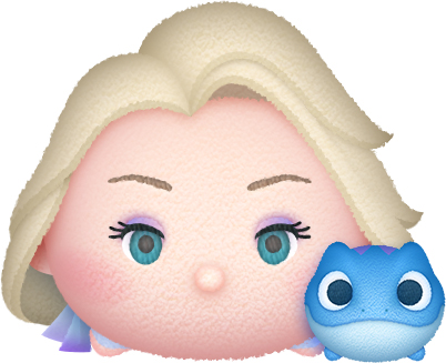 画像ギャラリー No.006のサムネイル画像 / 「LINE:ディズニー ツムツム」,新ツム「エルサ&サラマンダー」が期間限定で登場
