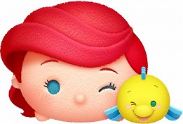 画像ギャラリー No.002のサムネイル画像 / 「LINE：ディズニー ツムツム」に，ペアツム“アリエル＆フランダー”が登場